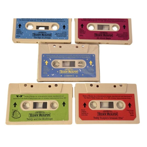 Teddy Ruxpin Cassettes Sign of a Friend Mudblups All about bears Lullabies II - Picture 7 of 9